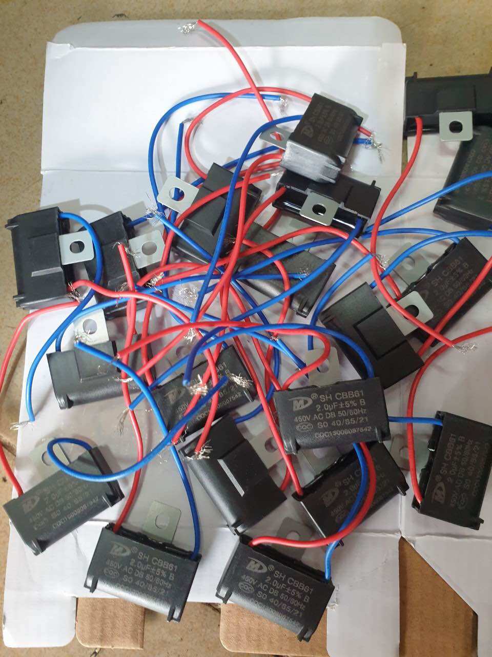 10 cái tụ quạt 2 uf