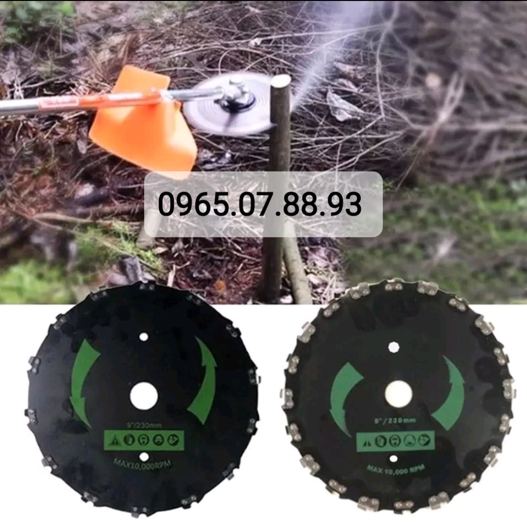 Lưỡi cưa lắp máy cắt cỏ cao cấp Ảnh thật
