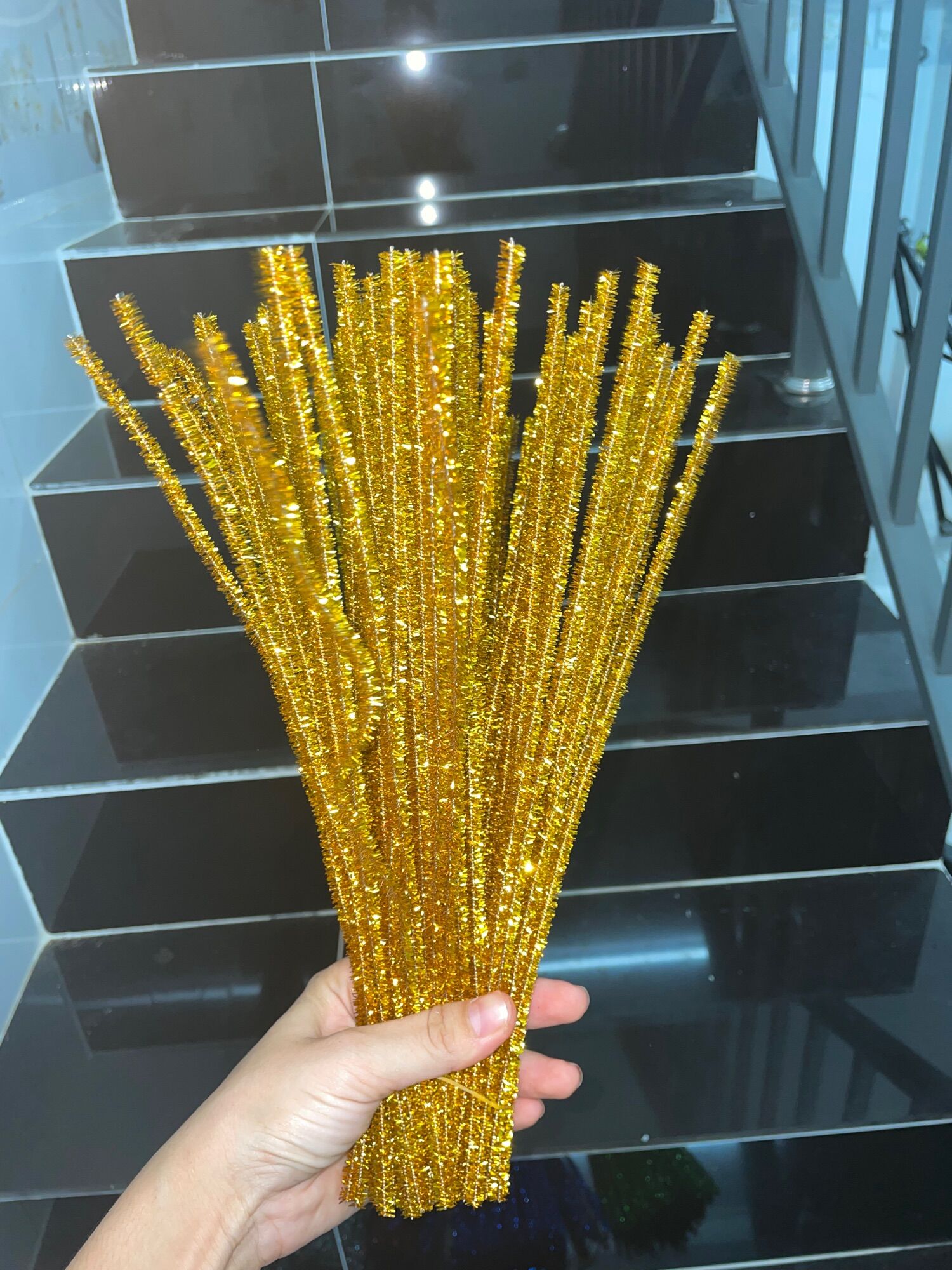 10 dây kẽm xù đủ màu