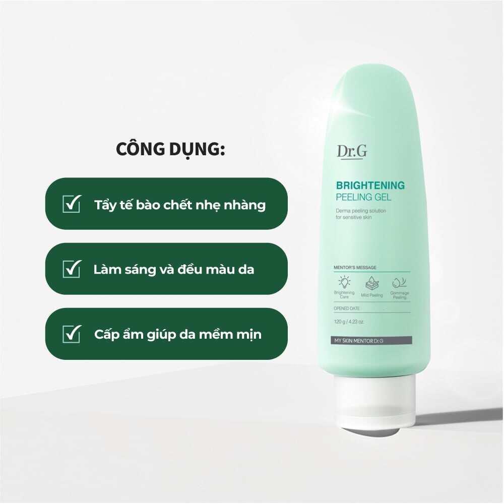 TẨY DA CHẾT VẬT LÝ DR.G HÀN QUỐC