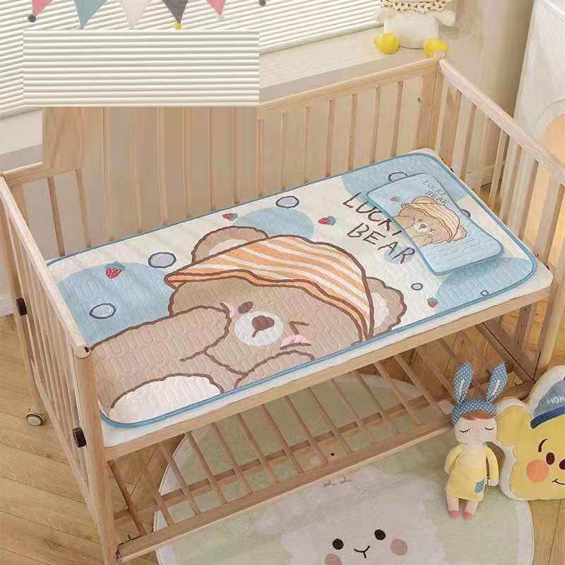 Chiếu Lụa Điều Hoà Cho Bé In Hình 5D ( Size 60x120)