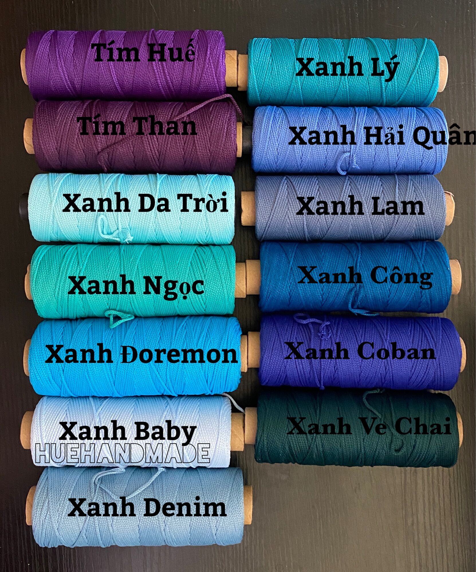 Sợi Dệt - Sợi Dệt Cotton - Bảng 1
