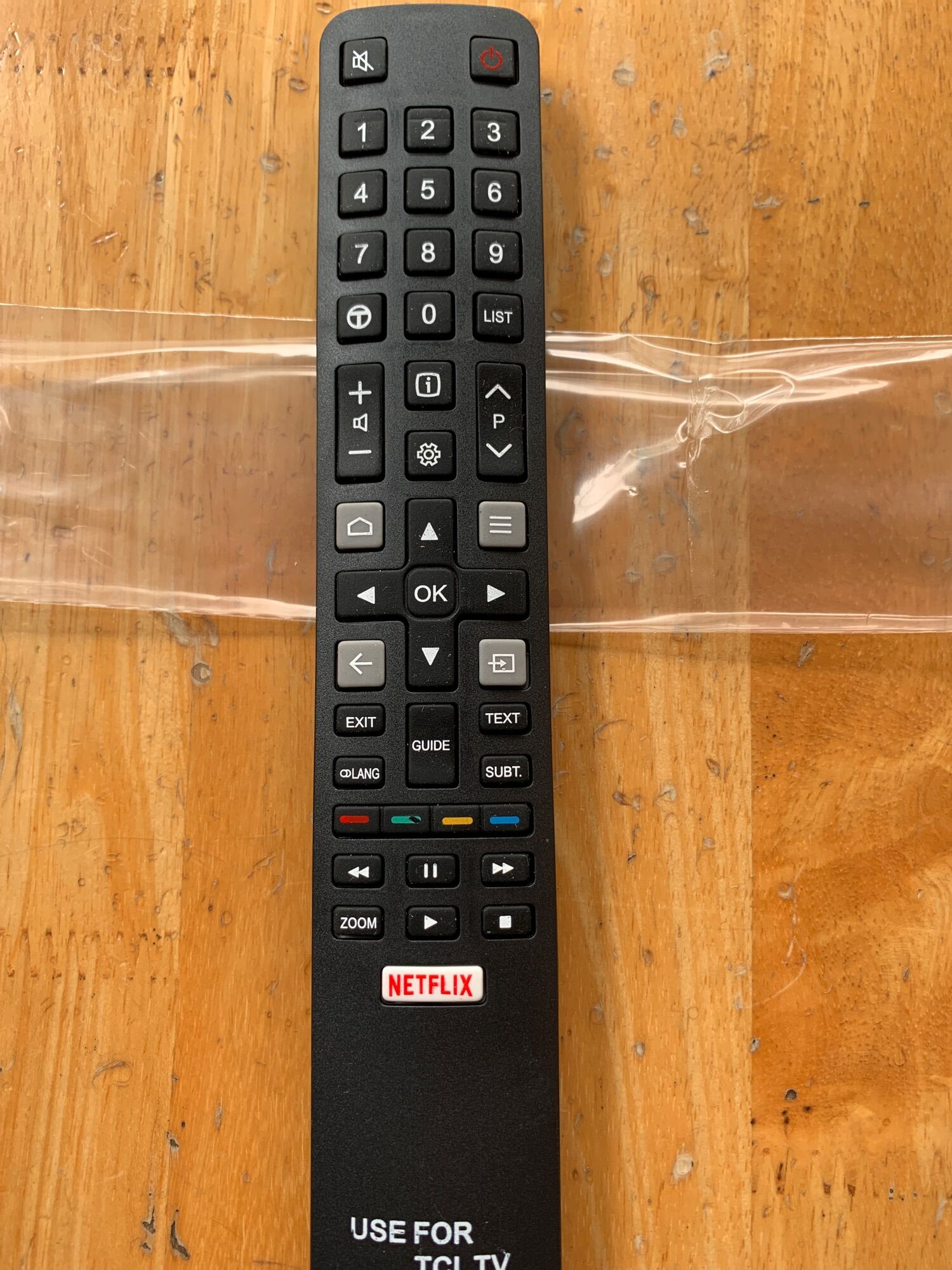 REMOTE ĐIỀU KHIỂN TIVI TCL LED LCD SMART MỎNG, DÀI HÀNG LOẠI 1