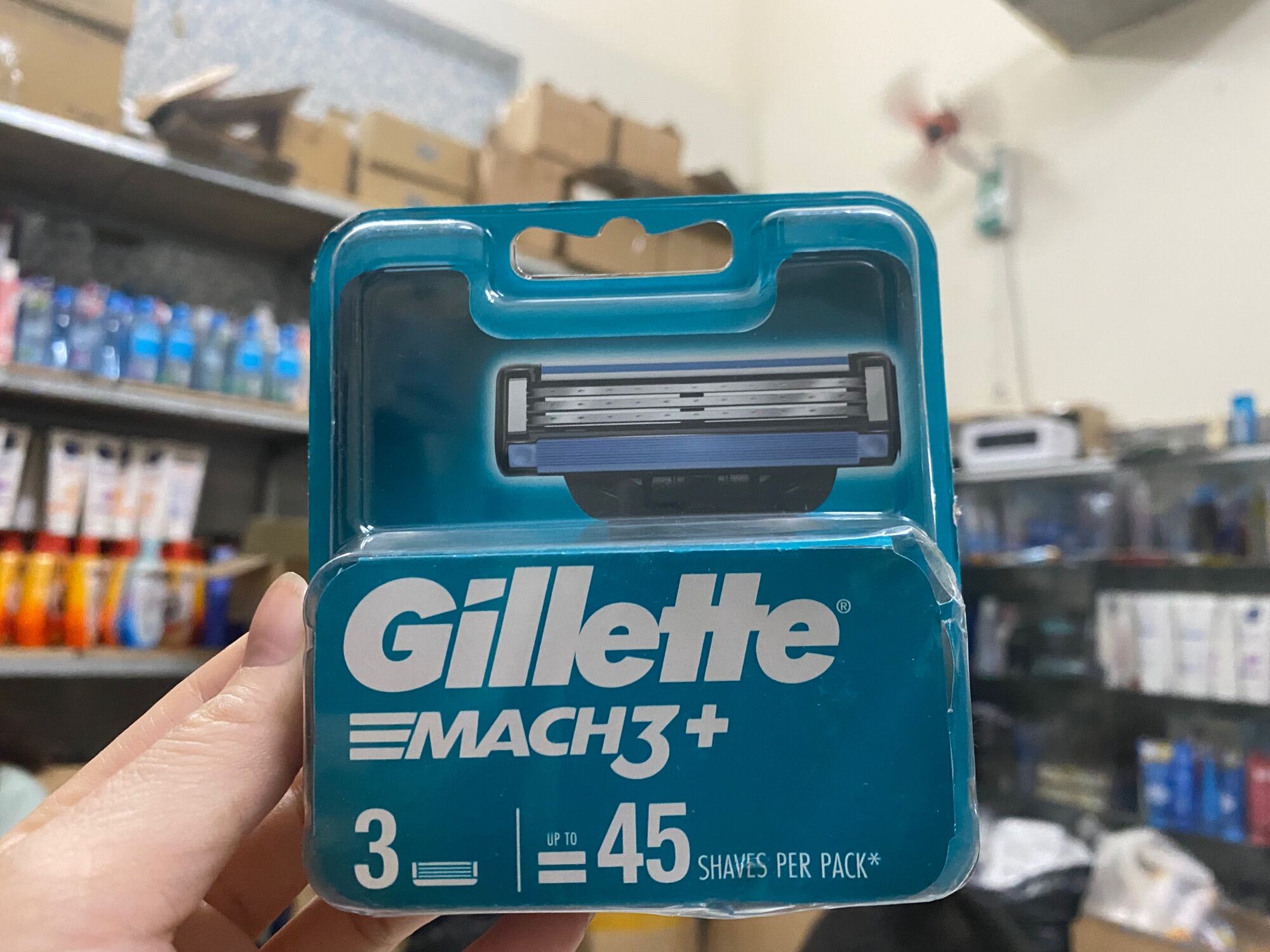 Lưỡi Gillette Mach 3+, vỉ 3