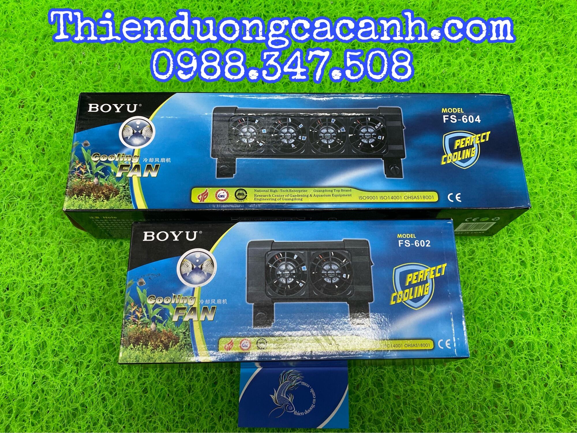 Quạt Boyu Làm Mát Nước Cho Hồ Cá & Bể Thuỷ Sinh