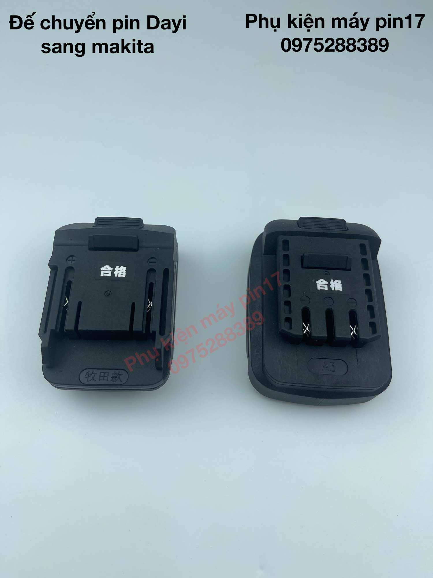 Đế chuyển pin makita sang Dayi A3 và ngược lại