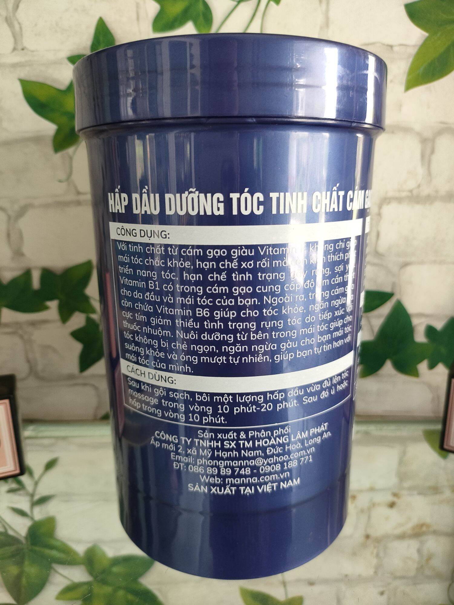Hấp dầu dưỡng tóc tinh chất cám gạo (ngăn ngừa rụng , chẻ ngọn), chính hãng