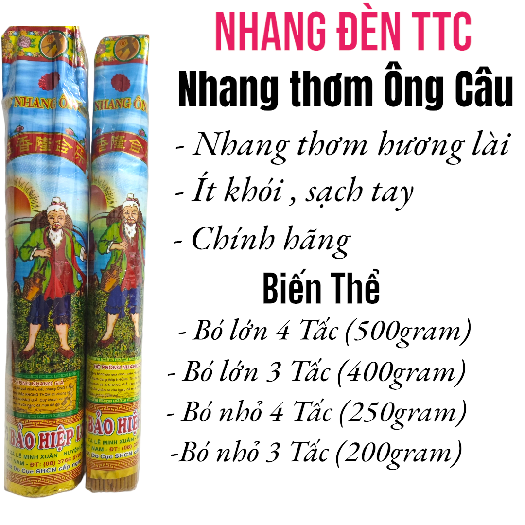 Nhang ông câu chính hiệu hiệp bảo long / nhang ông câu hiệp bảo long / nhang ong cau