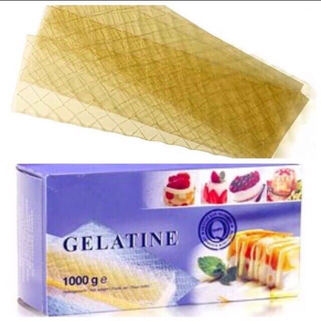 Set 5 lá Gelatine Đức
