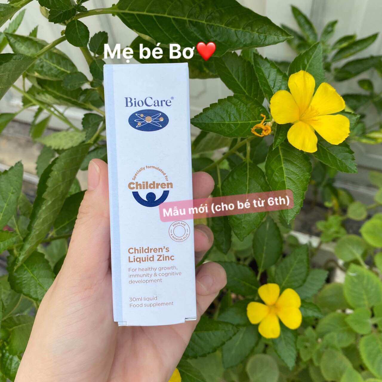 [HCM][Freeship + Combo mua 2 giảm 5% + Voucher]Kẽm giọt kẽm nước BioCare Uk