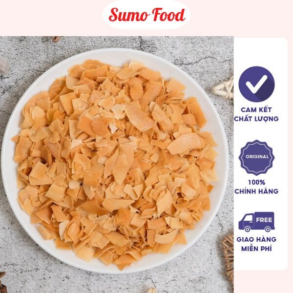 Dừa sấy giòn cao cấp vị sữa, ít ngọt, giòn tan 250g