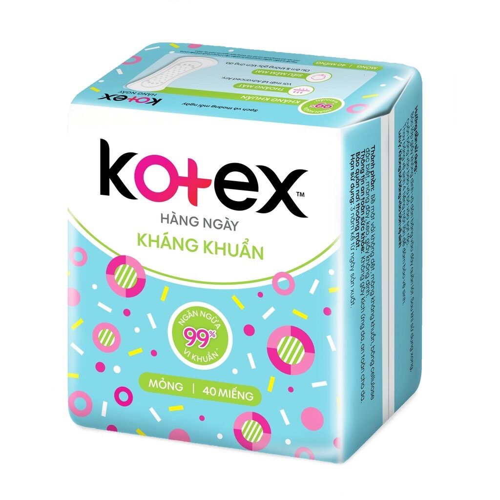 Băng vệ sinh Kotex hàng ngày 40 miếng