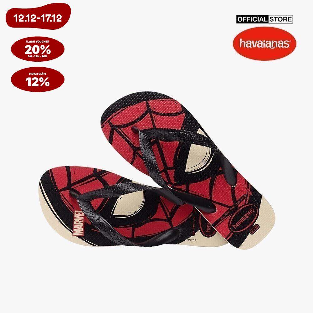 [FLASH VOUCHER 20% + MUA 2 GIẢM 12% + FREESHIP|CHỈ 20H 11/12 - 12/12] HAVAIANAS - Dép kẹp nam Top Marvel Logomania 4146953-0121