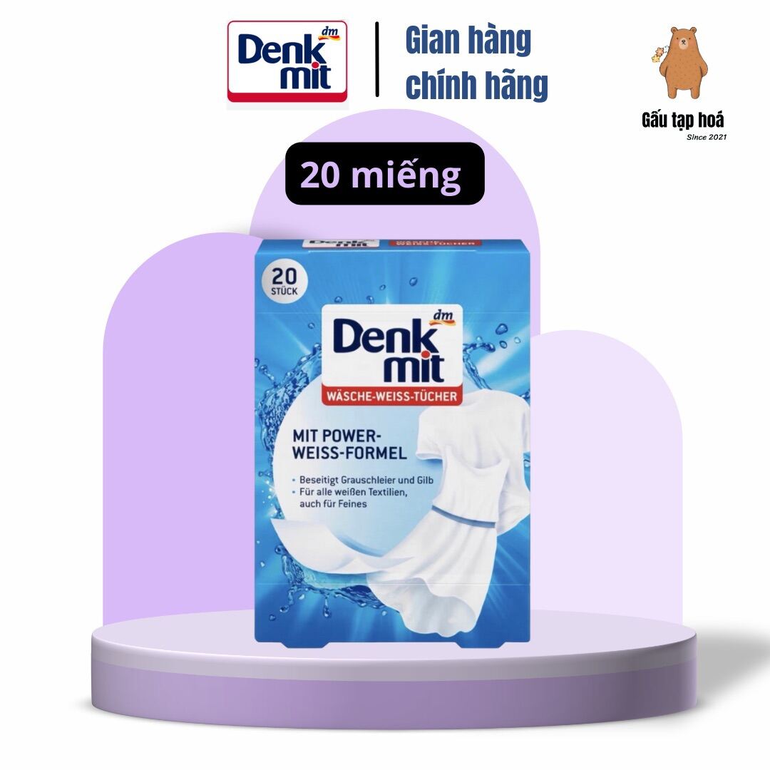 Giấy giặt trắng quần áo Denkmit - Herite