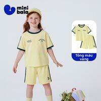 MINI BALA | Bộ Quần Áo Tay Ngắn Thoáng Khí Cho Bé