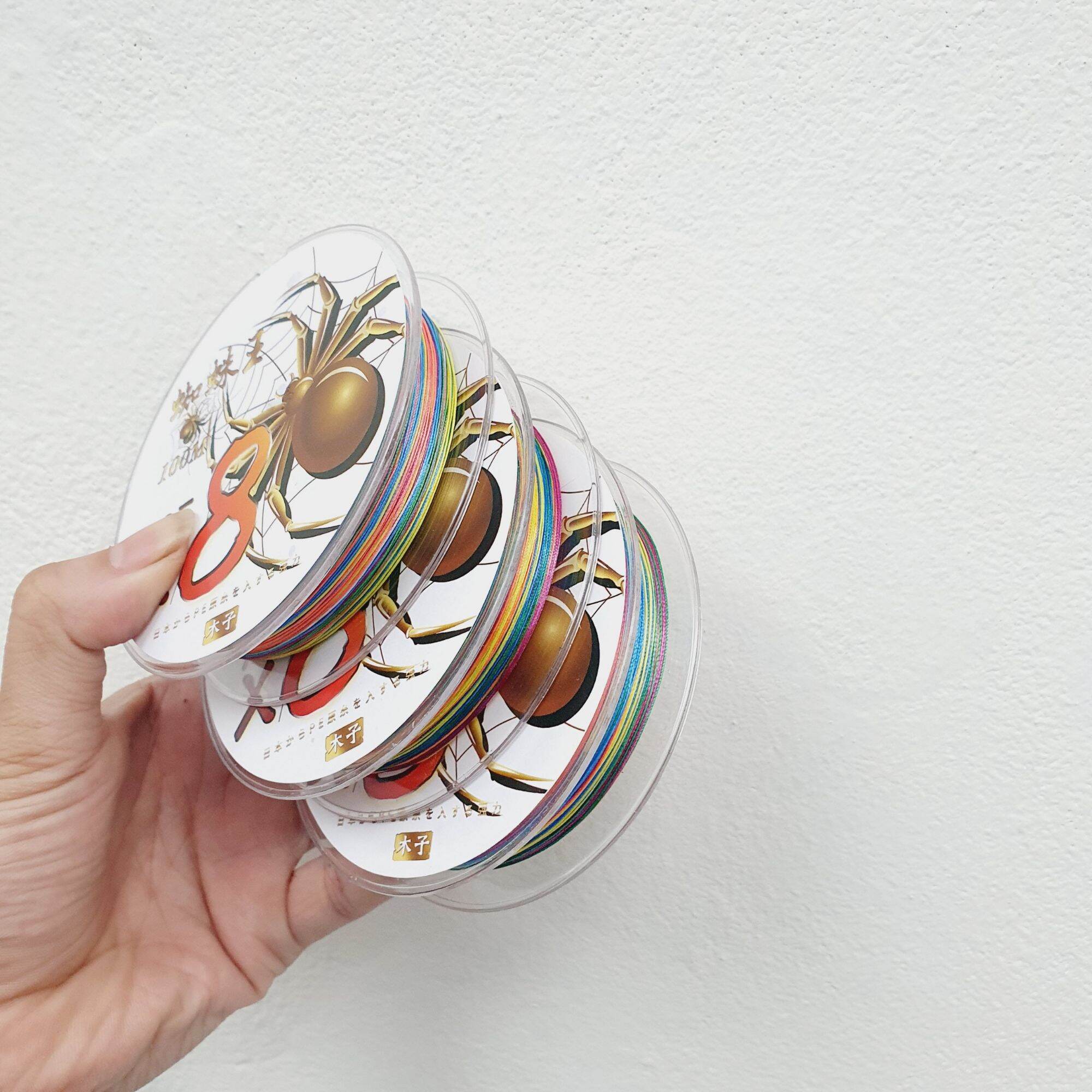 dây dù pe câu cá x8 con nhện