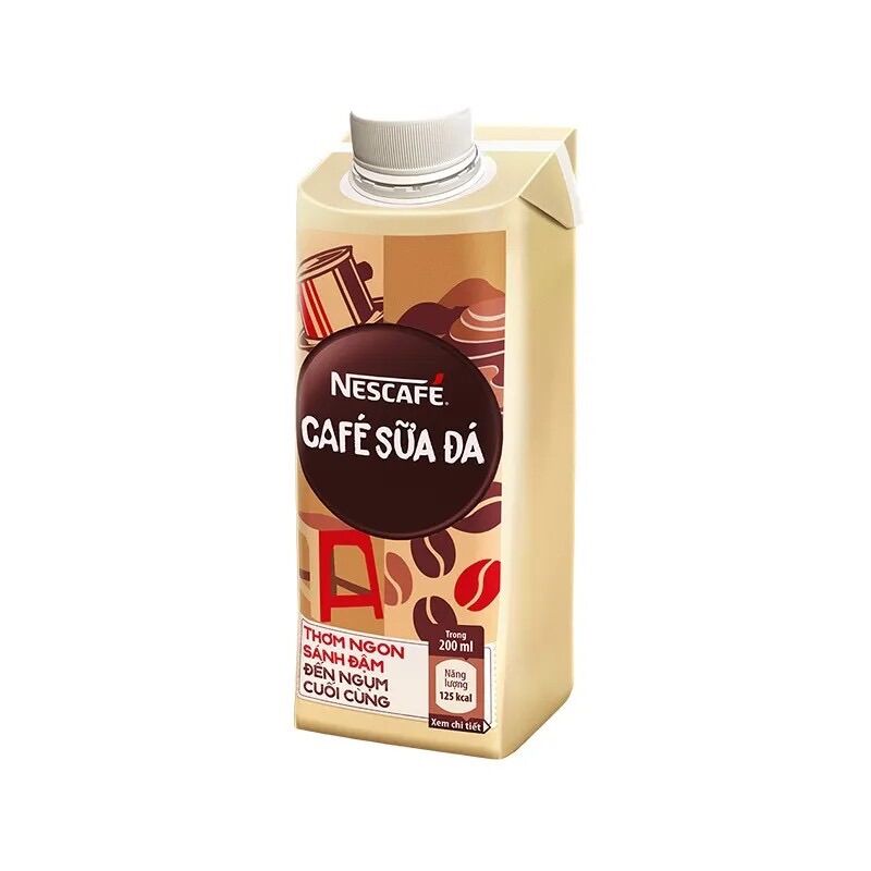 Cafe sữa đá uống liền Nestle hộp 200ml