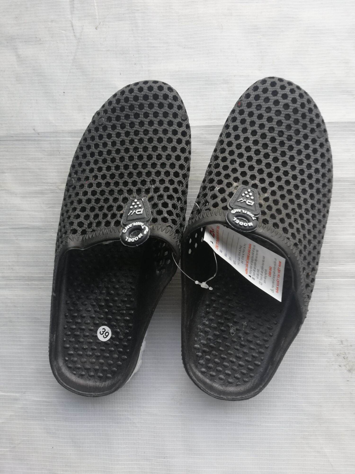 dép bít đầu lưới duwa nam
