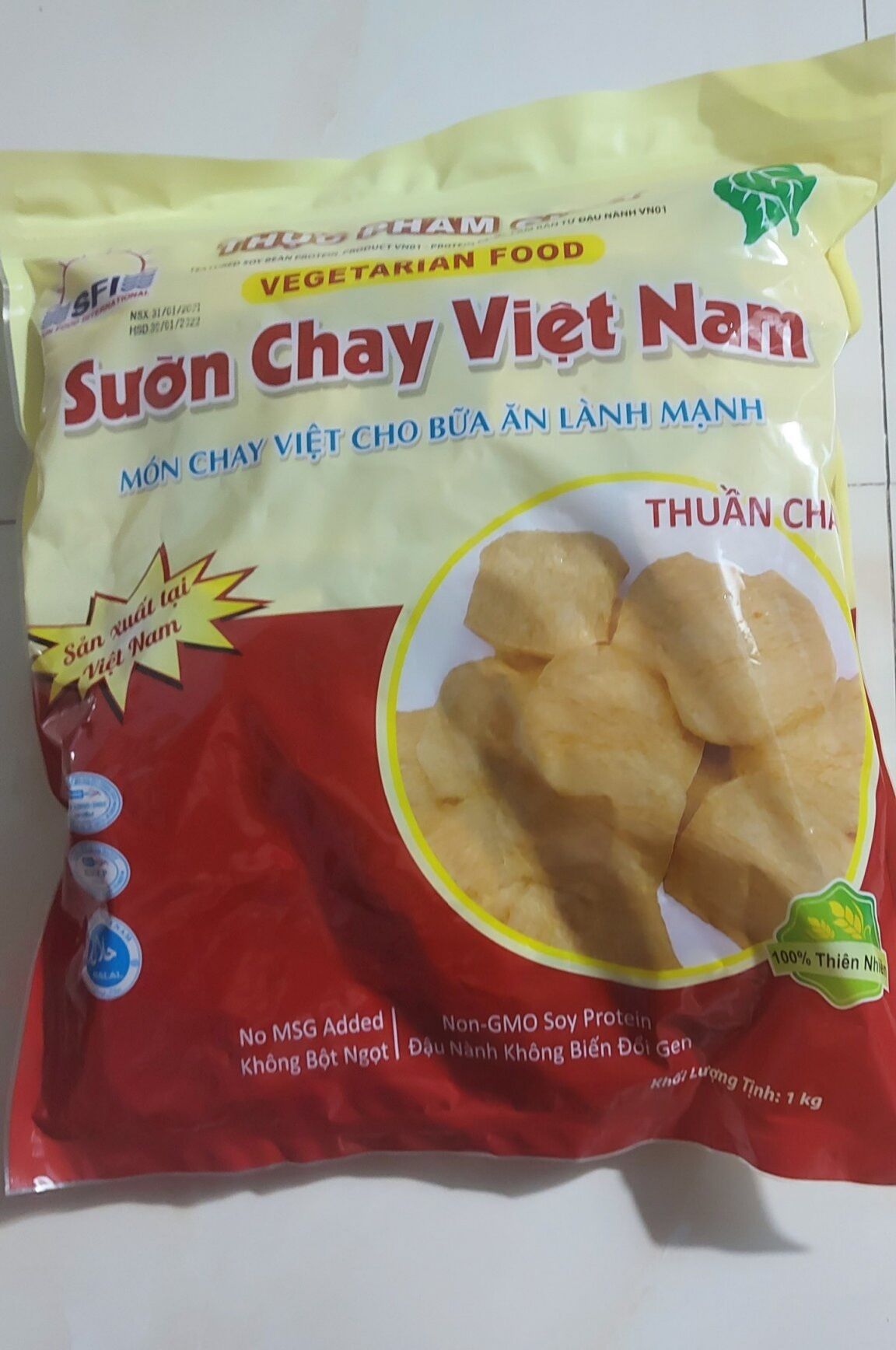 Sườn non chay viêt nam thuần việt gói 500gr