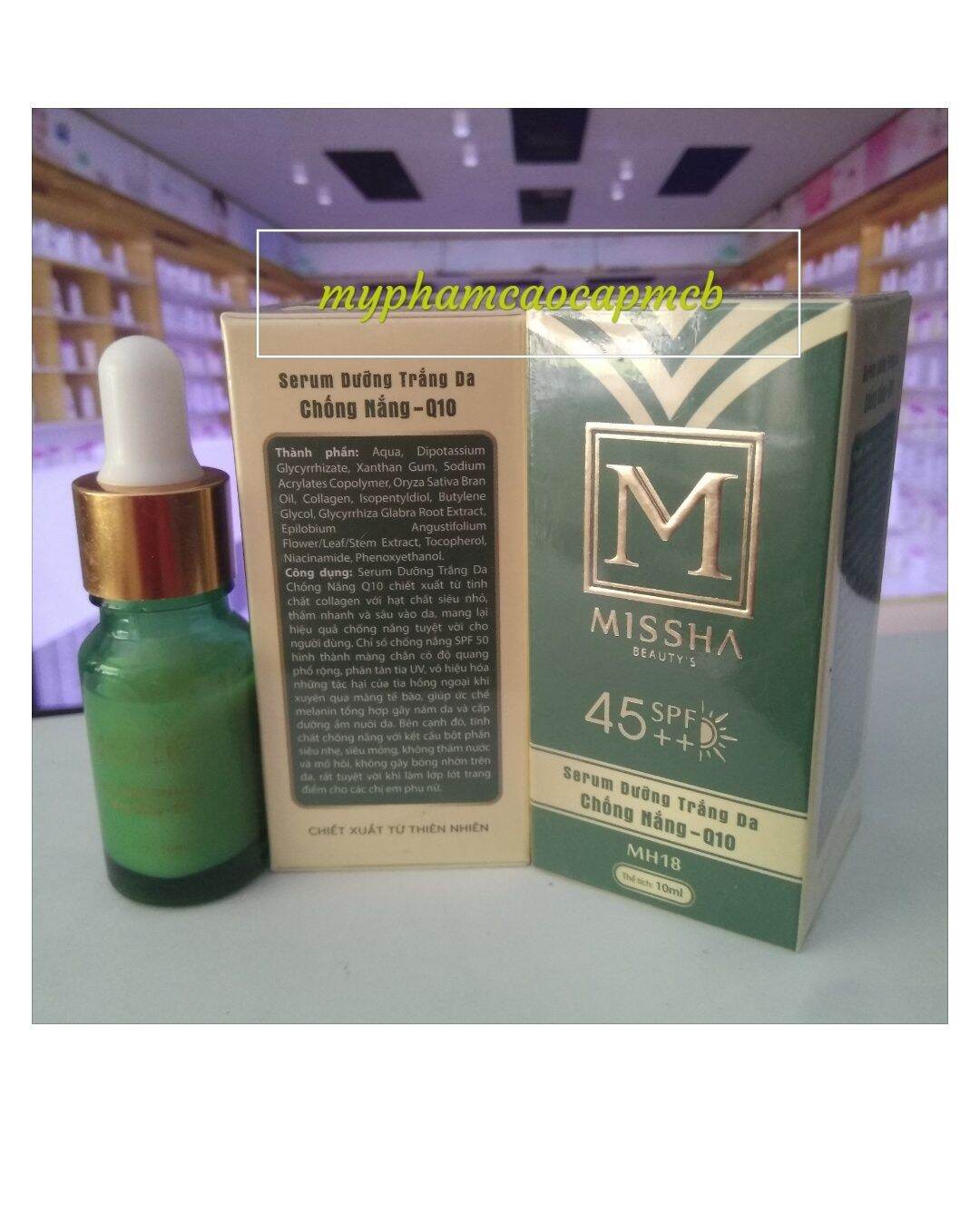 Serum Missha Trắng Da Chống Nắng Q10