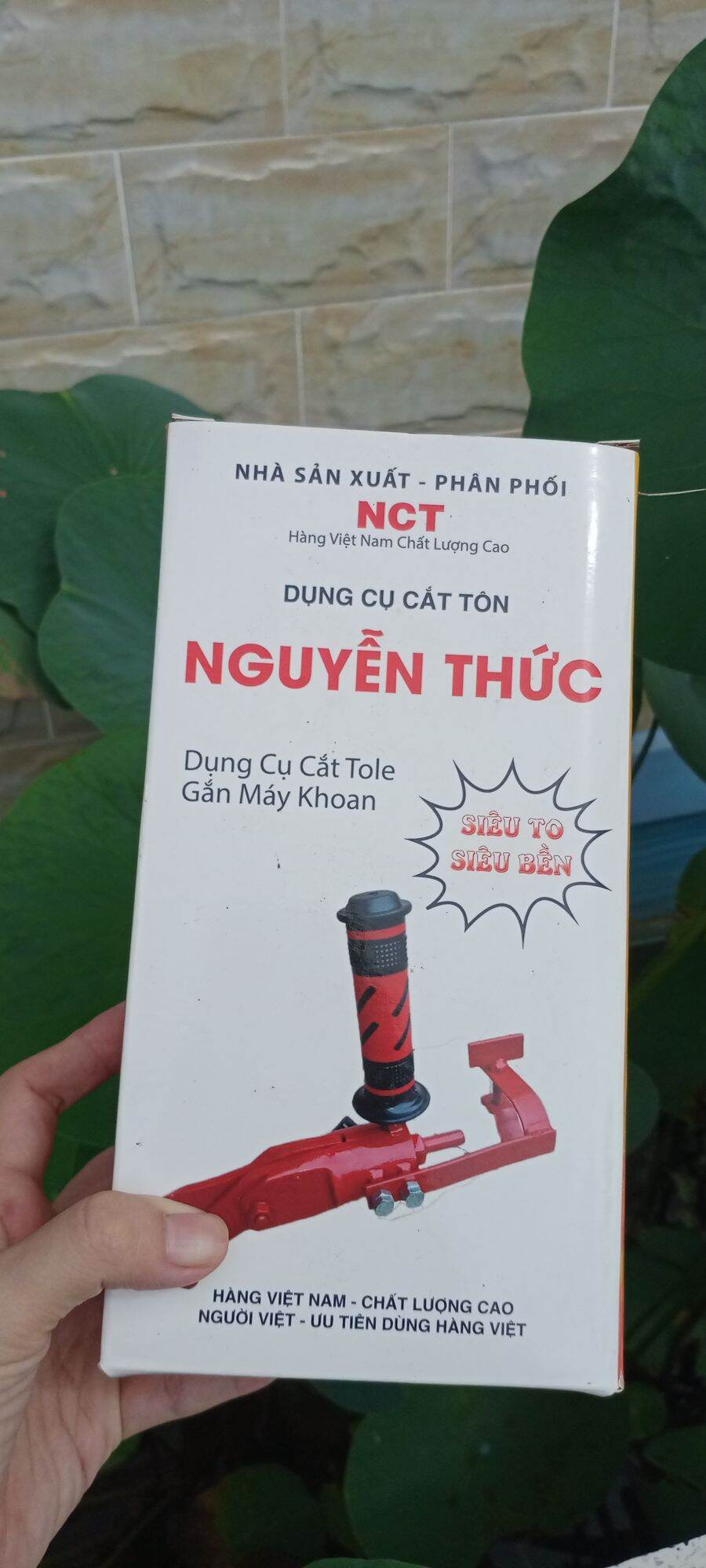 Dụng cụ cắt tôn chính hãng