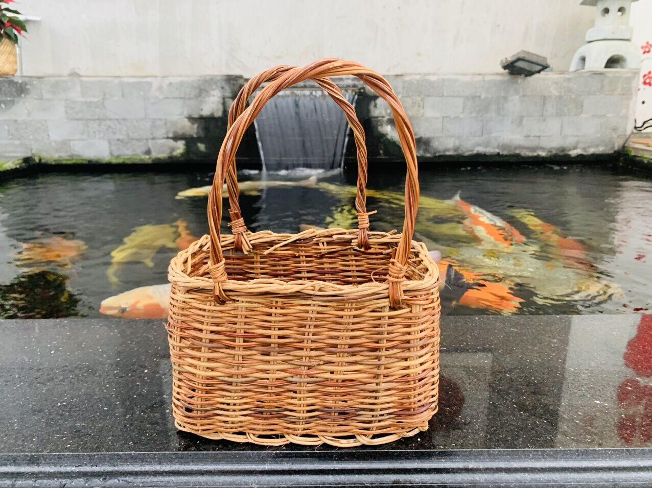 Giỏ hoa quả đáy ovan