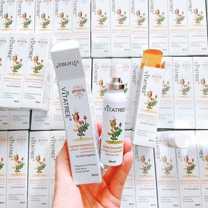 Xịt keo ong Úc Vitatree 30ml