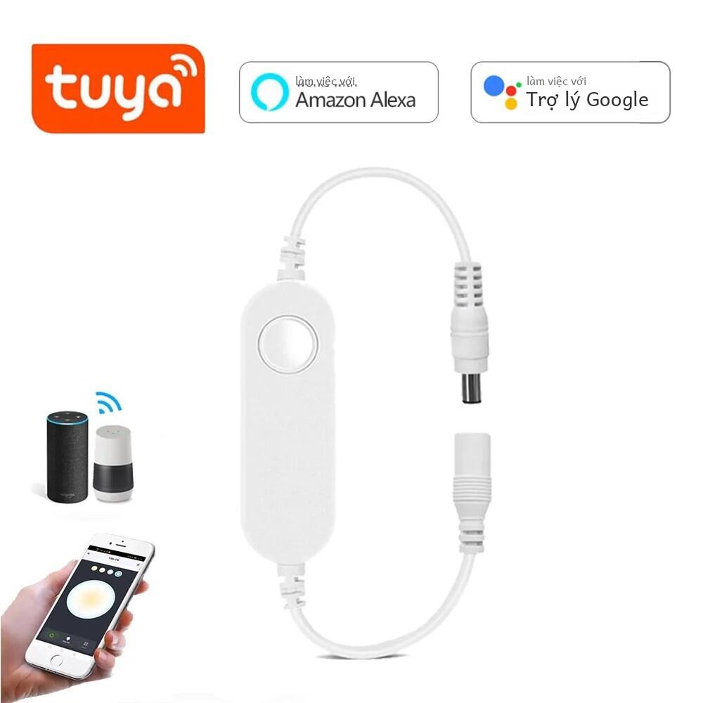 Tuya Công Tắc Thông Minh Điều Khiển Wifi Tương Thích Với Dải Đèn LED DC 12V Ngắt Nguồn Điều Khiển Từ Xa Không Dây Cho alexa Google Home