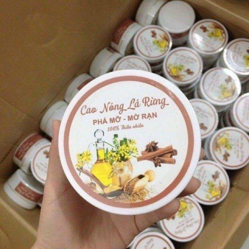 Cao nóng lá gừng giảm cân