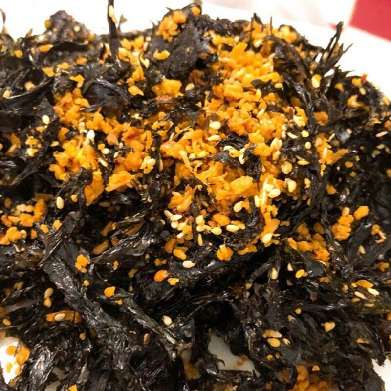 rong biển cháy tỏi mè 200g