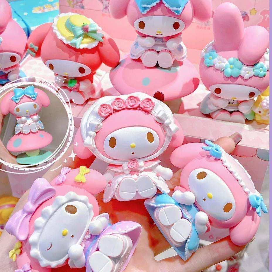 Set 6 Mô hình Kuromi Melody Hộp Quà Bí Ẩn Blind Box Full Box Đóng Hộp Set 6 Hộp Quà Bí Mật Quà Tặng Bất Ngờ - Mô Hình Decor Bàn Làm Việc Đẹp Toy