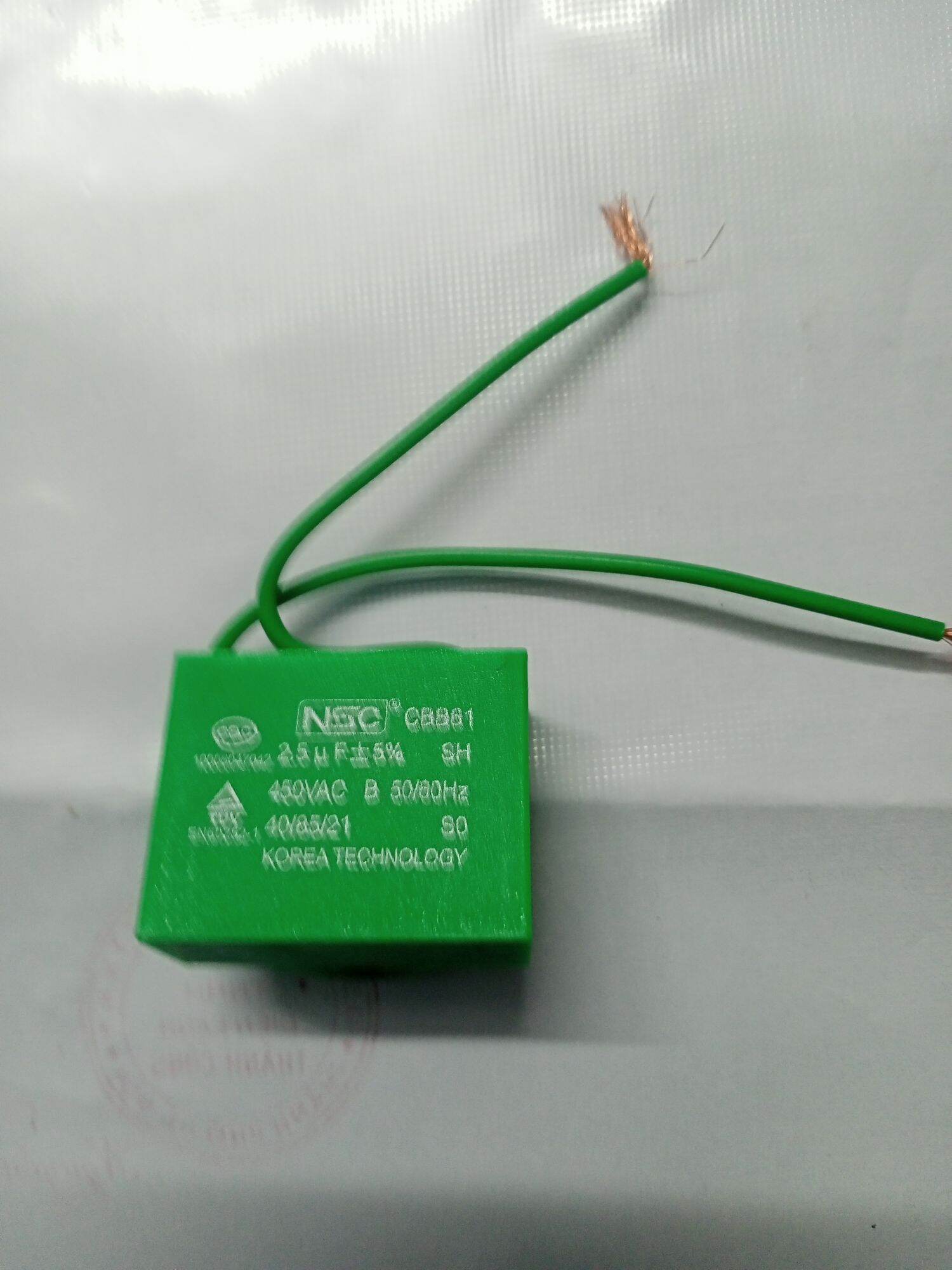 Tụ quạt trần 2x2,5 mf