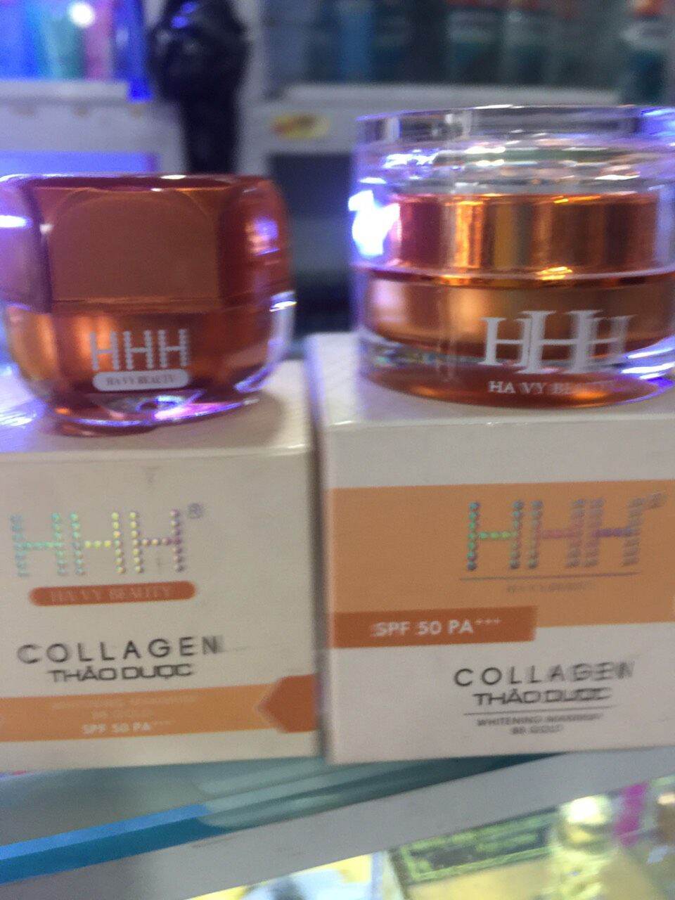 Kem HHH Collagen Mụn Thâm Trắng Da VIP 20g