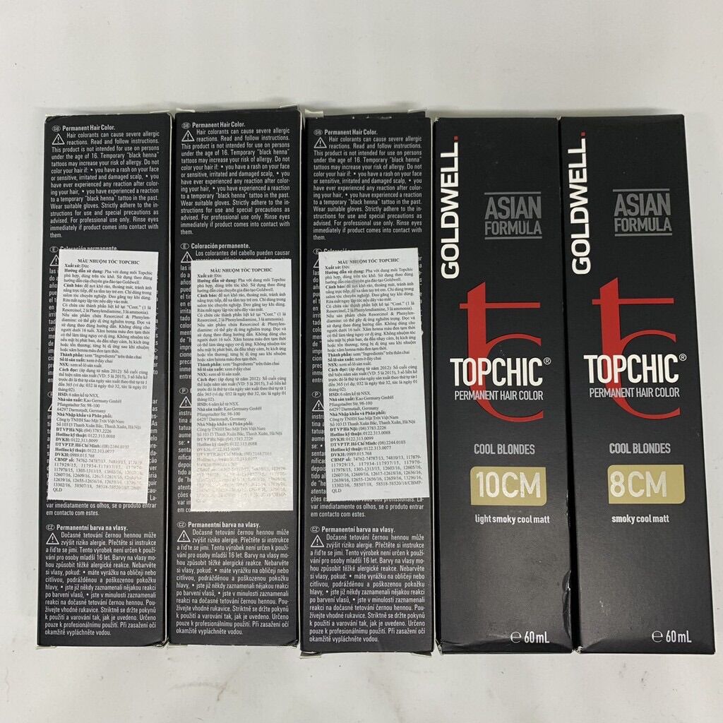 (Tặng kèm oxy)KEM NHUỘM GOLDWELL TOPCHIC THỜI TRANG 60ML