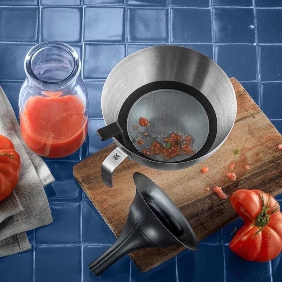 Set phễu rây lọc đa năng wmf germany 3in1 tiện dụng - chất liệu inox bền đẹp