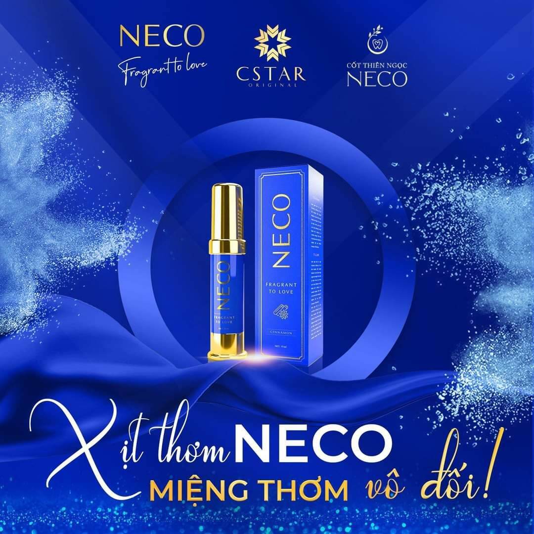 XỊT THƠM MIỆNG KHÁNG KHUẨN NECO hương dâu🍓🍓🍓