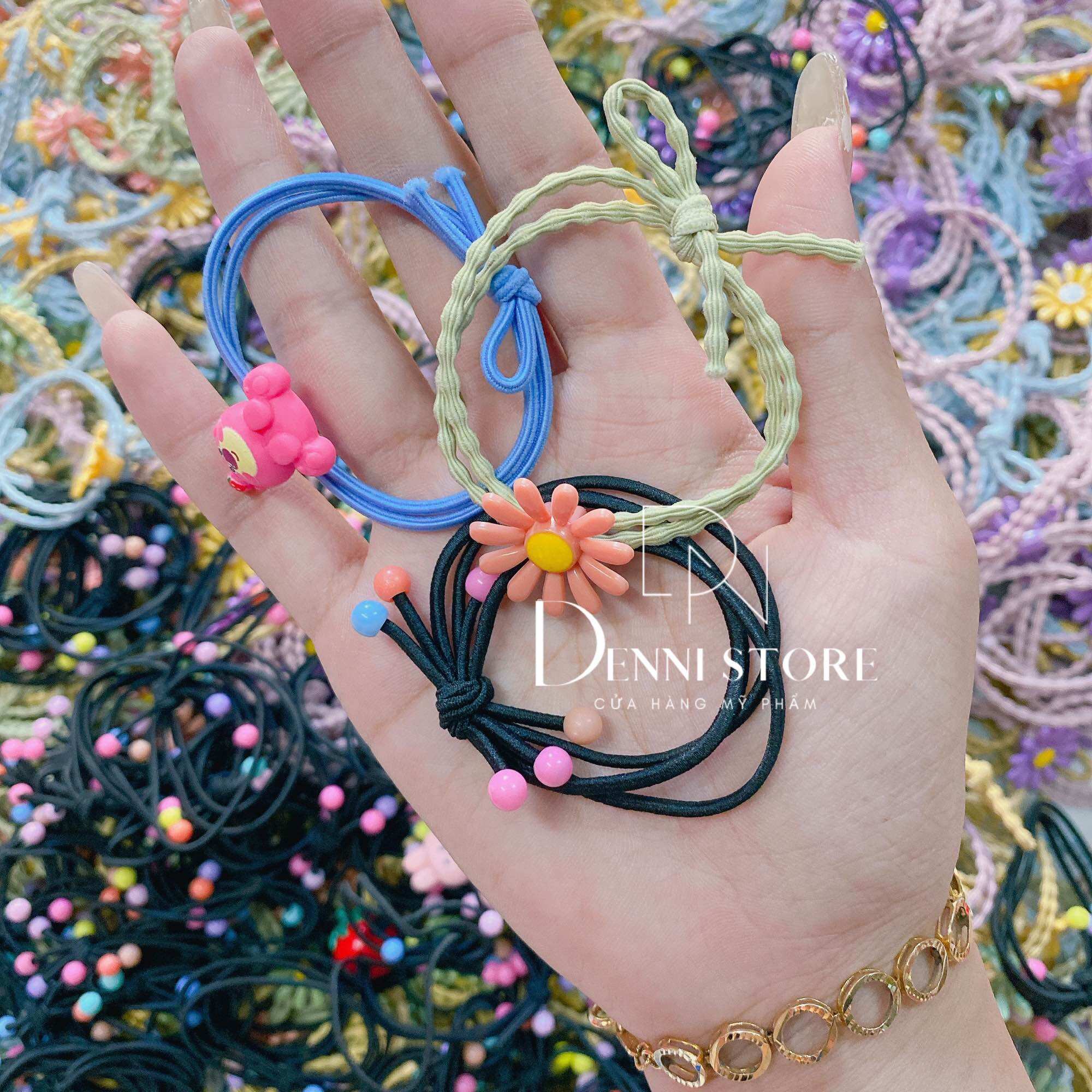 Dây cột tóc dễ thương