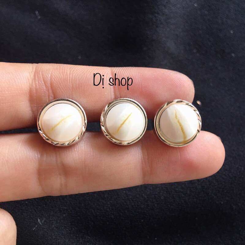 Set 10 NÚT SƠ MI chất nhựa xịn ( nút sơ mi kiểu)