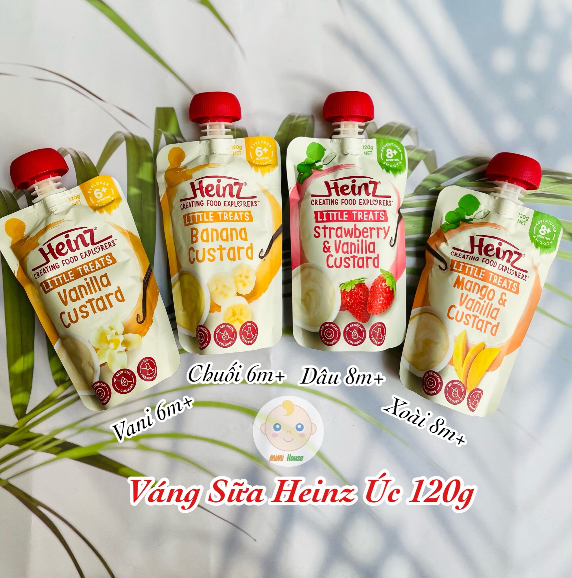 [Date 08, 09/2023] Váng sữa Heinz Úc 120g cho bé từ 6 tháng