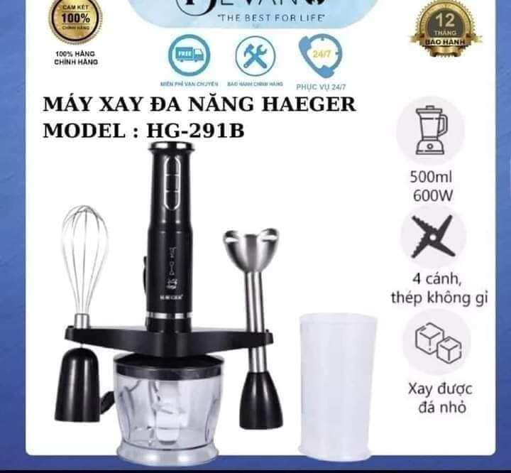 MÁY XAY CẦM TAY ĐA NĂNG HAEGEN