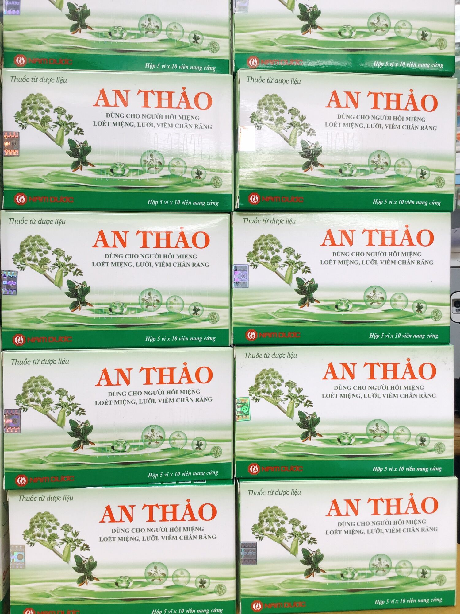 [HCM]Nước súc miệng thảo dược AN THẢO chai 250ml