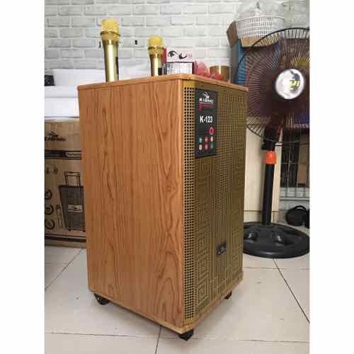 [HCM]Loa kéo Kiomic K123 thùng gỗ