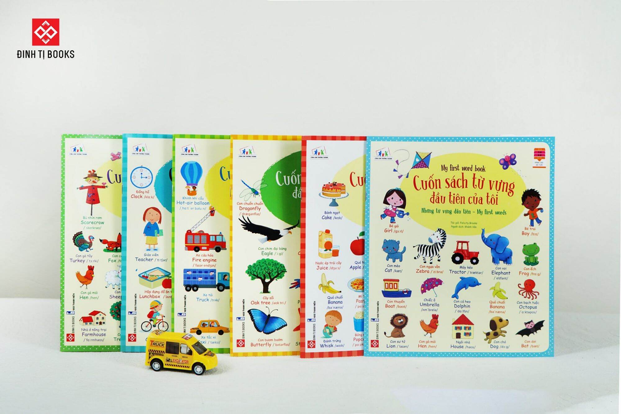 SÁCH - Combo 6 Cuốn sách từ vựng đầu tiên của tôi - My first word book