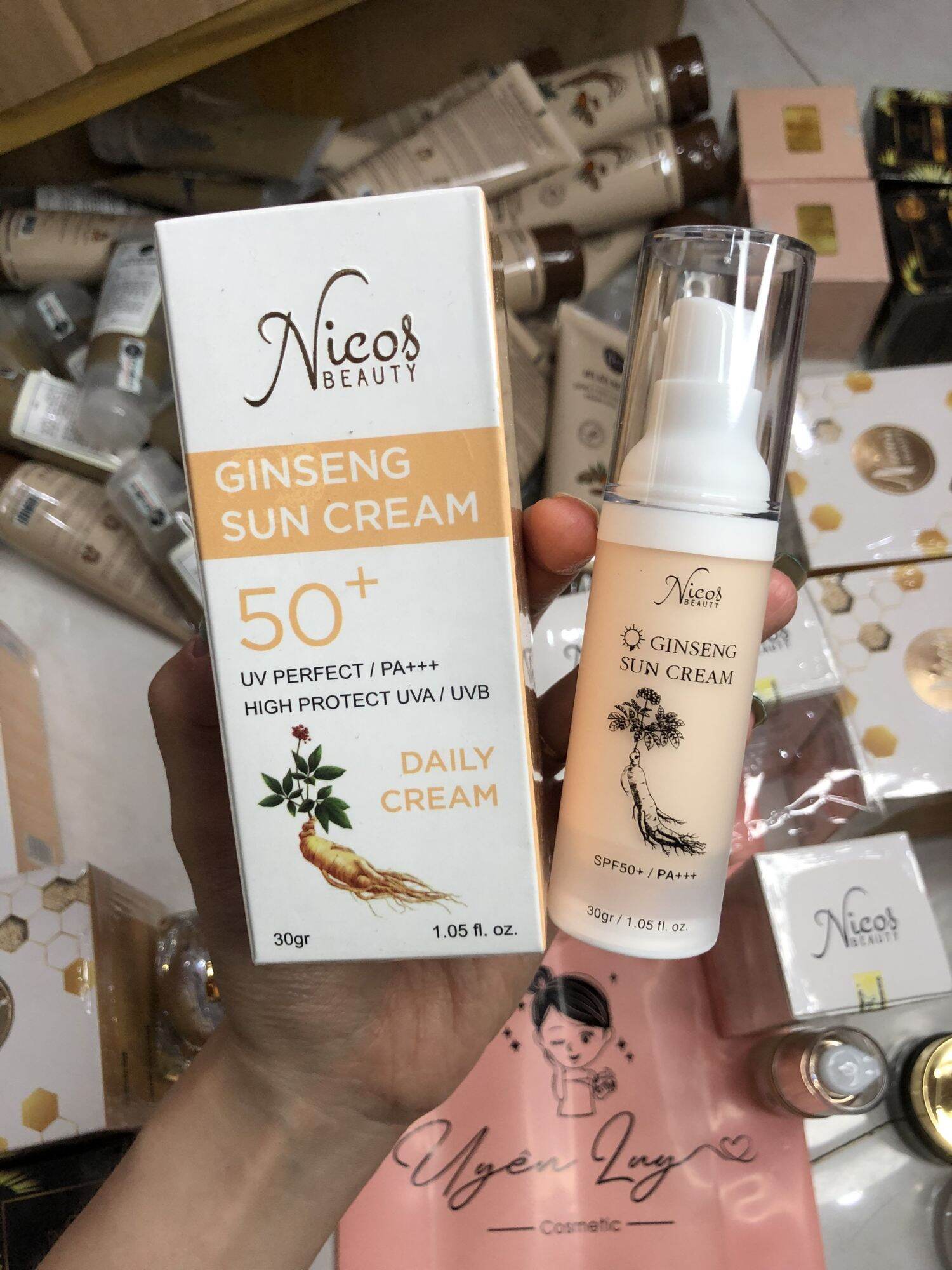 Kem chống nắng Thanh Nhi Nicos