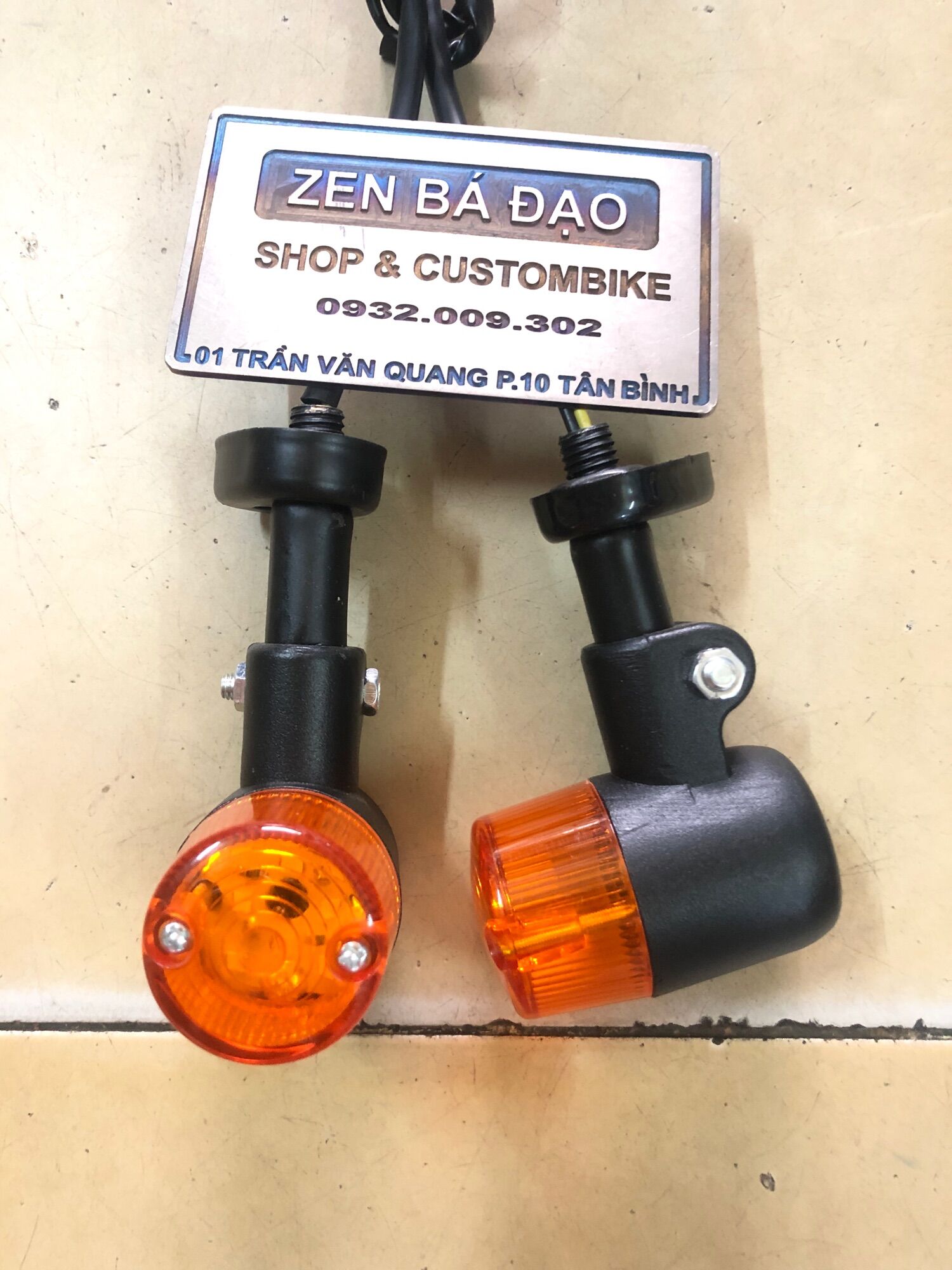 Xi nhan kiểu posh chân dài bóng led (1 cặp)