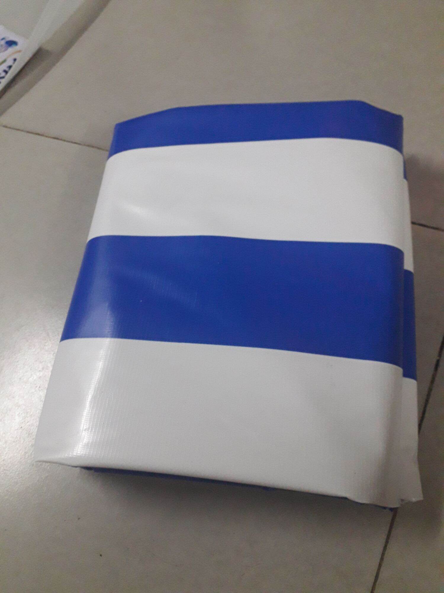 Bạt Mái Hiên Sọc Trắng Xanh