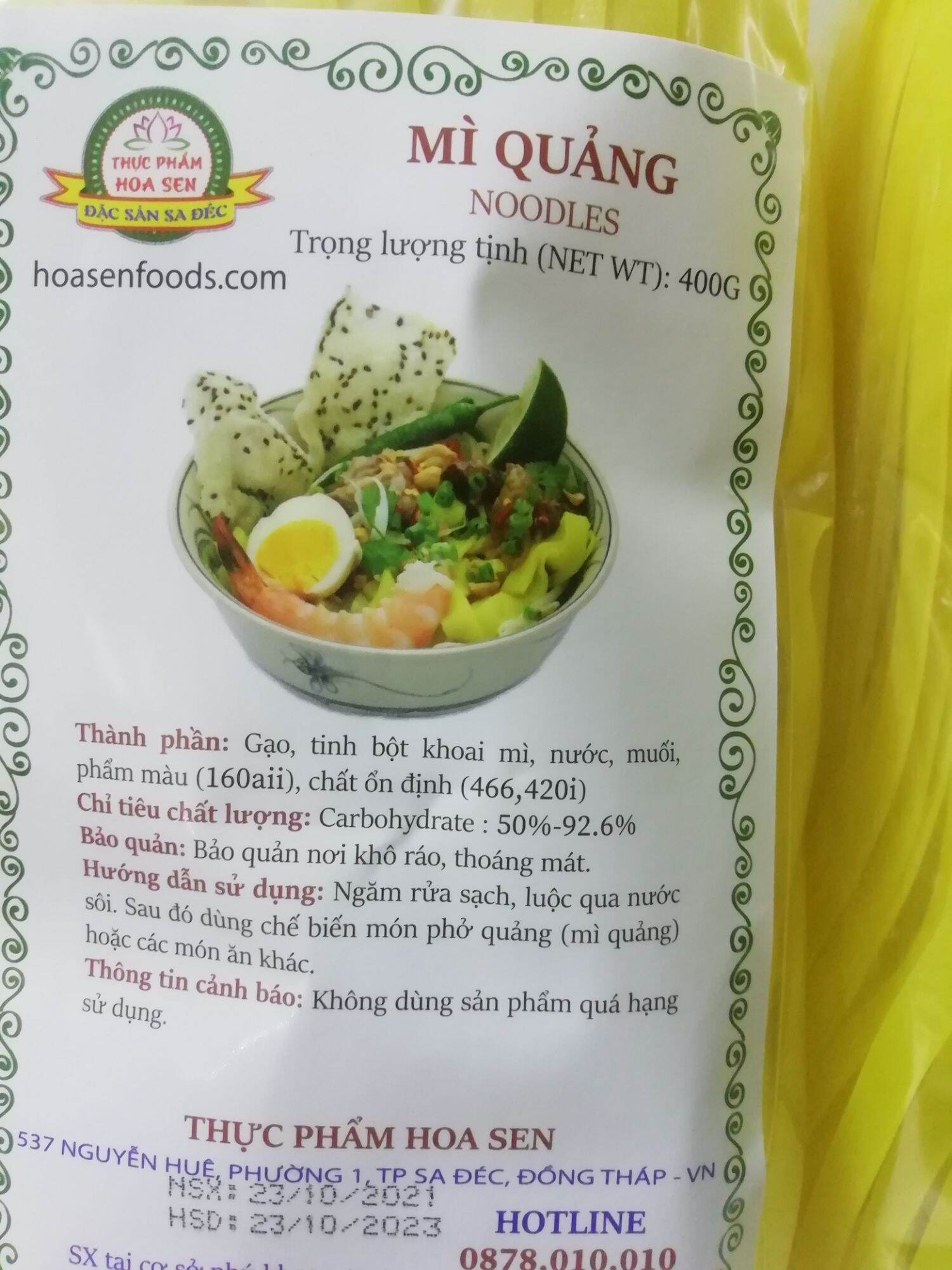 Mì quảng 400g