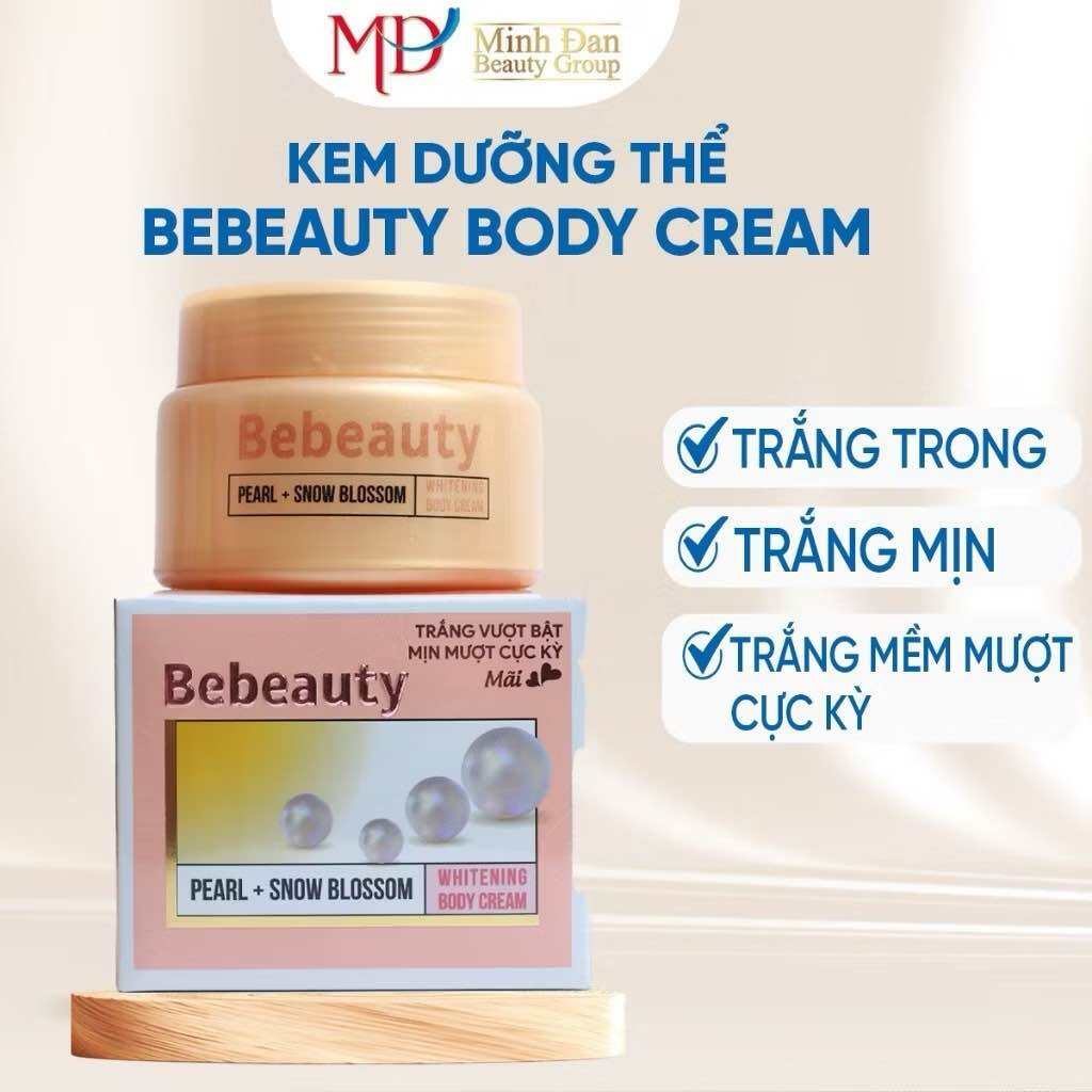 Kem dưỡng thể BeBeauty Whitening Body Cream - 110g - Bí quyết cho làn da trắng đẹp chỉ sau 1 tuần