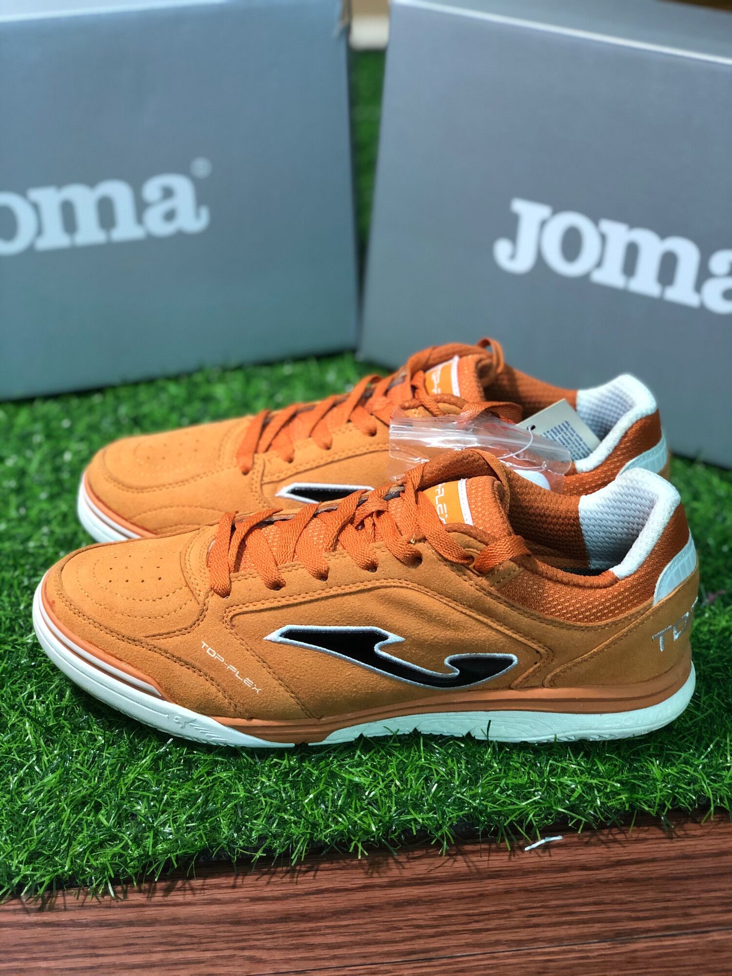 Giày đá banh chính hãng joma topflex rebound cam