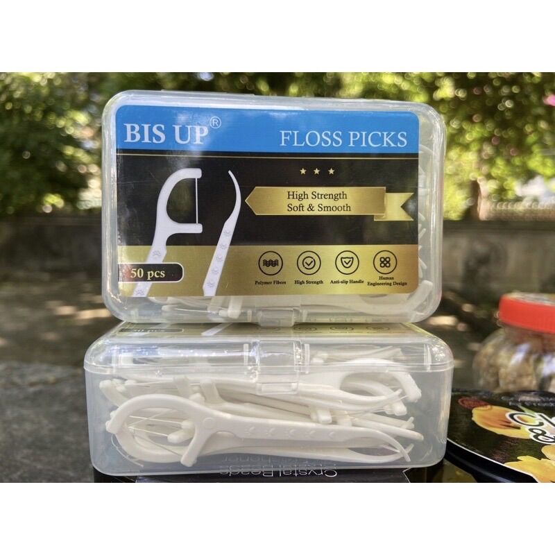 Tăm chỉ nha khoa Bis Up Hàn Quốc 50pcs